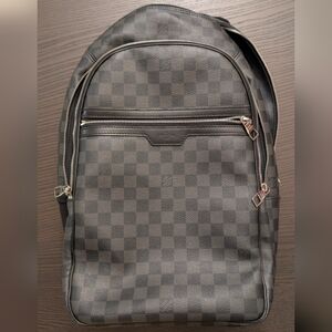Louis Vuitton Gray Checkered Backpack